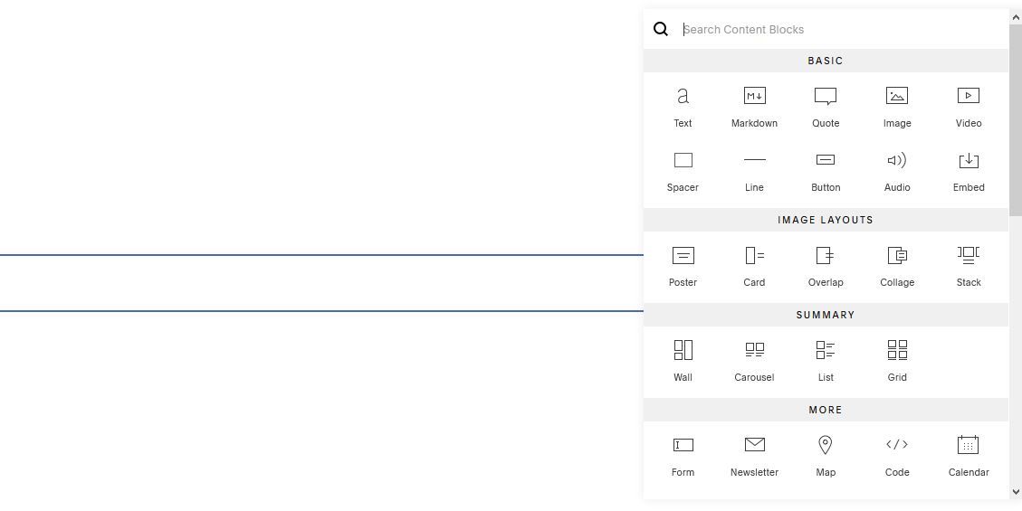 Step 2, add a new embed block